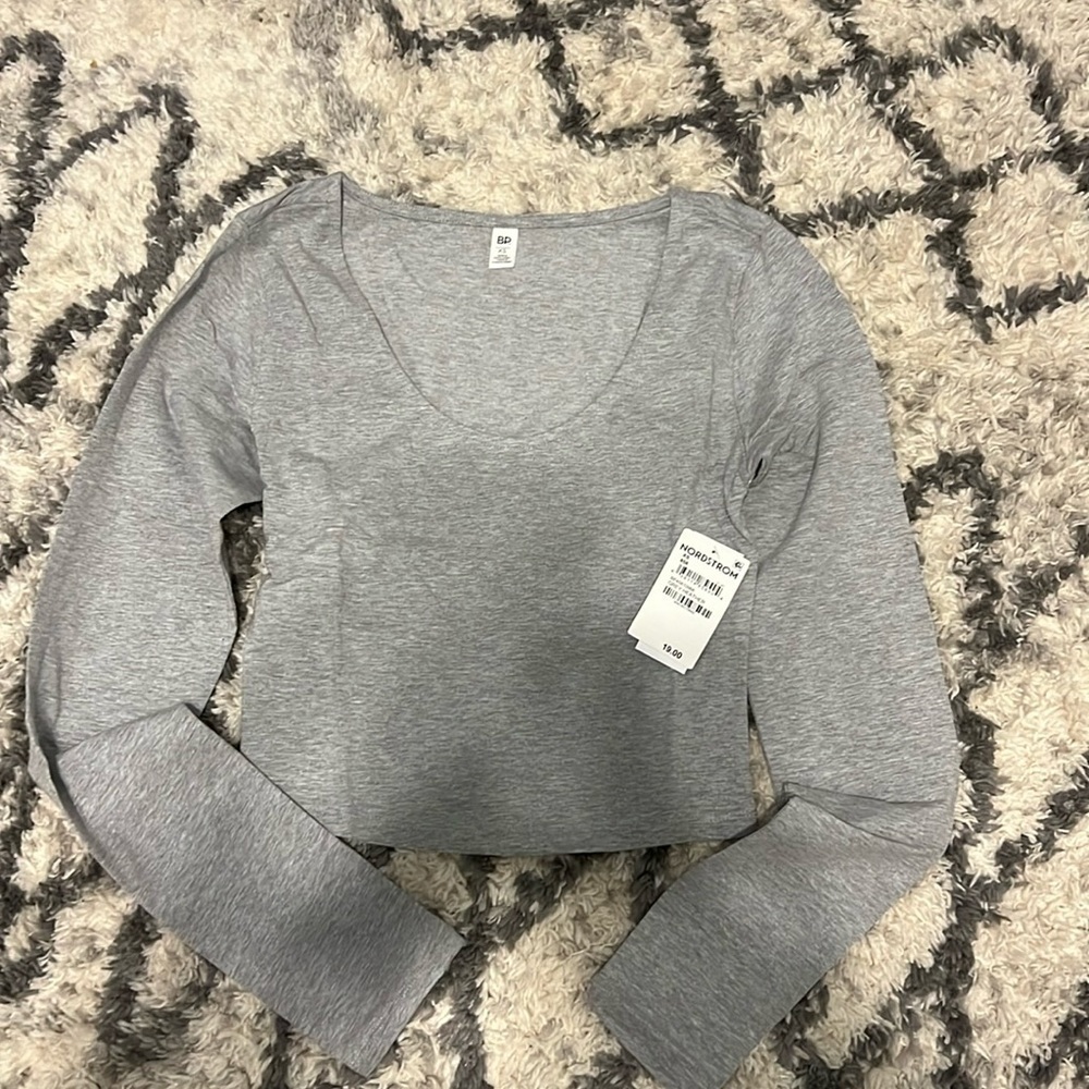 NWT: Scoop Neck Long Sleeve Tee
